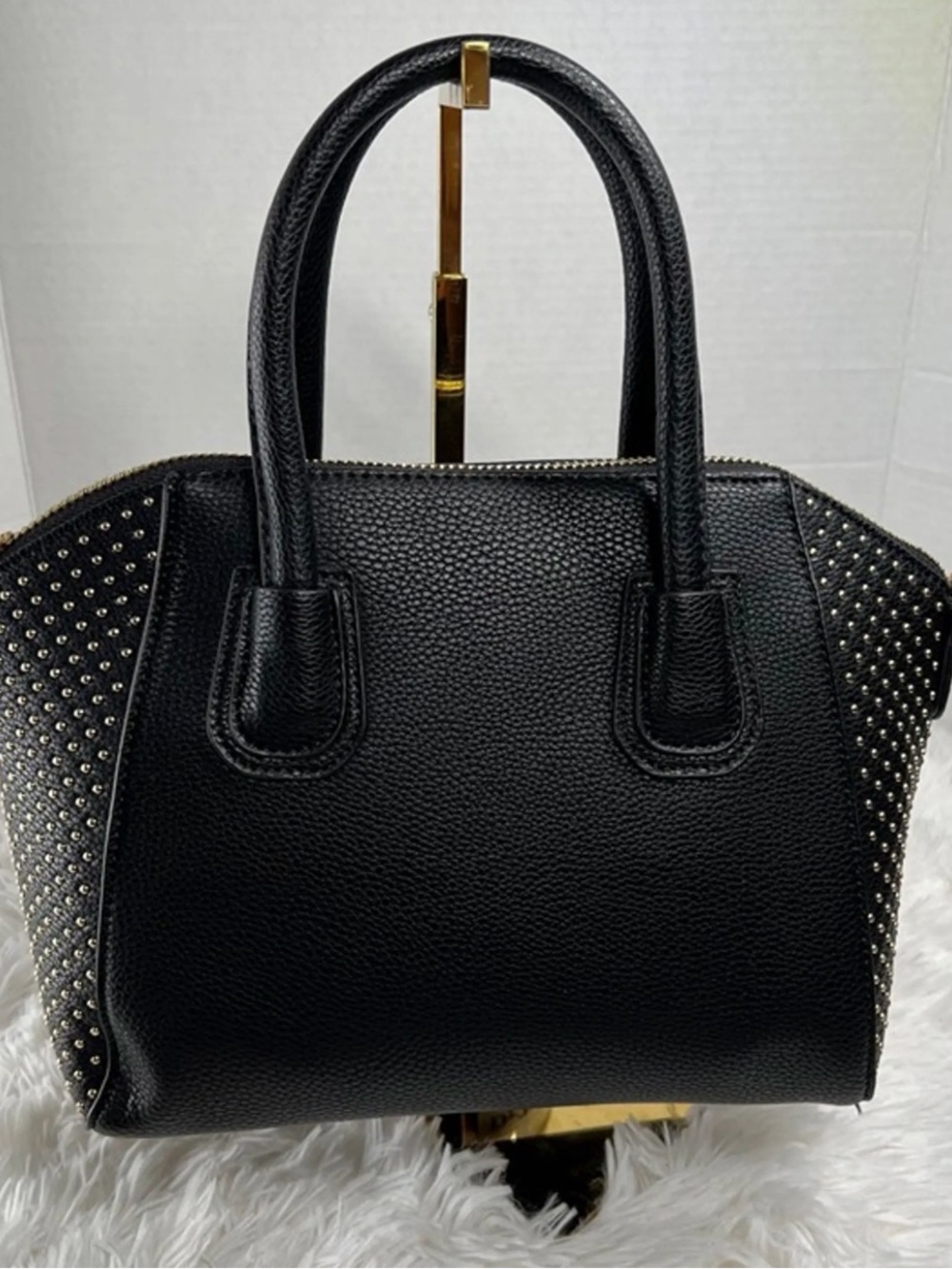 Black Studded Women’s Satchel Bag - by Mystique